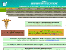 Tablet Screenshot of livingstonmedicalgroups.com